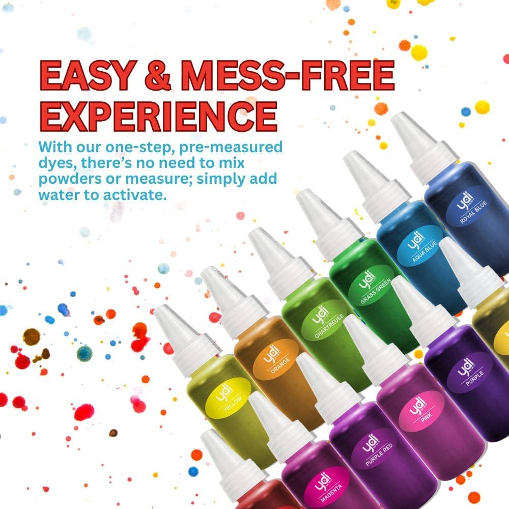 SD Toyz - Vente Kit de bricolage - Kit de Teinture Tie-Dye YDI Activité DIY Art & Artisanat & Idée de Fête2
