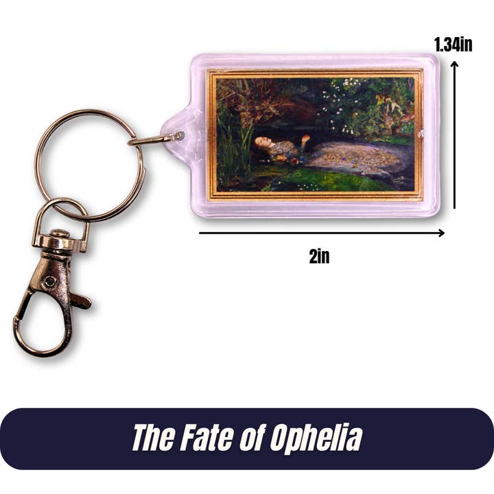 Mini chefs-d'œuvre Porte-clés | Le destin d'Ophélie pour la vente par Second Star Society