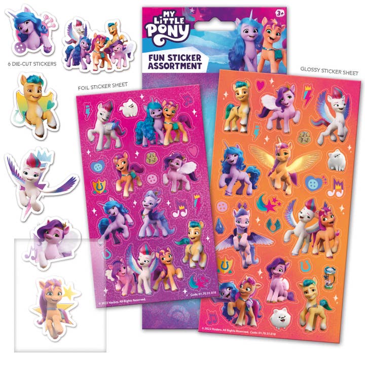 Paper Projects Ltd – wholesale Sticker – Child & baby – My Little Pony Assortment Pack1