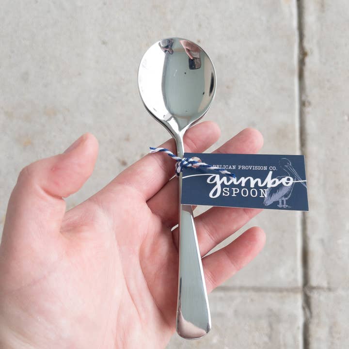 Gumbo Spoons, {Plain} Set of 2 for wholesale by Pelican Provision Co.