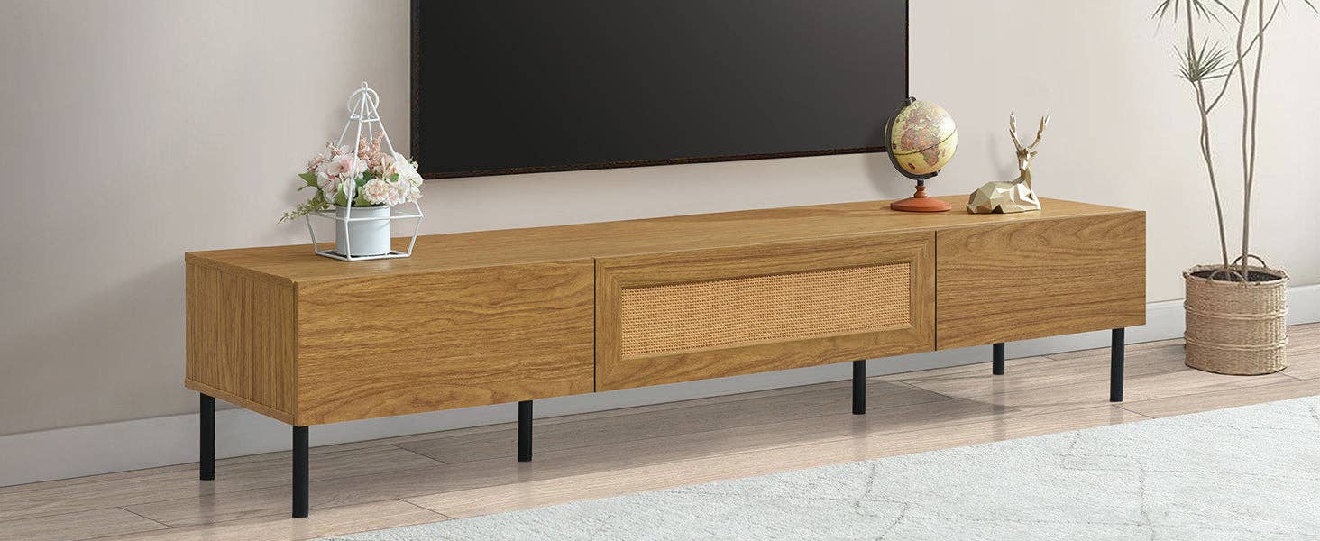 39F Inc. - Wholesale Cabinet - TV Stand for TVs up to 80'' , Modern Farmhouse Media Console19