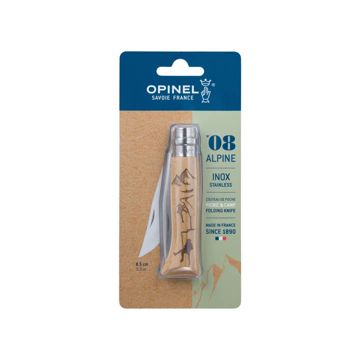 Opinel - Wholesale Pocket Knife/Holder - No.08 Alpine Adventures Folding Knife
