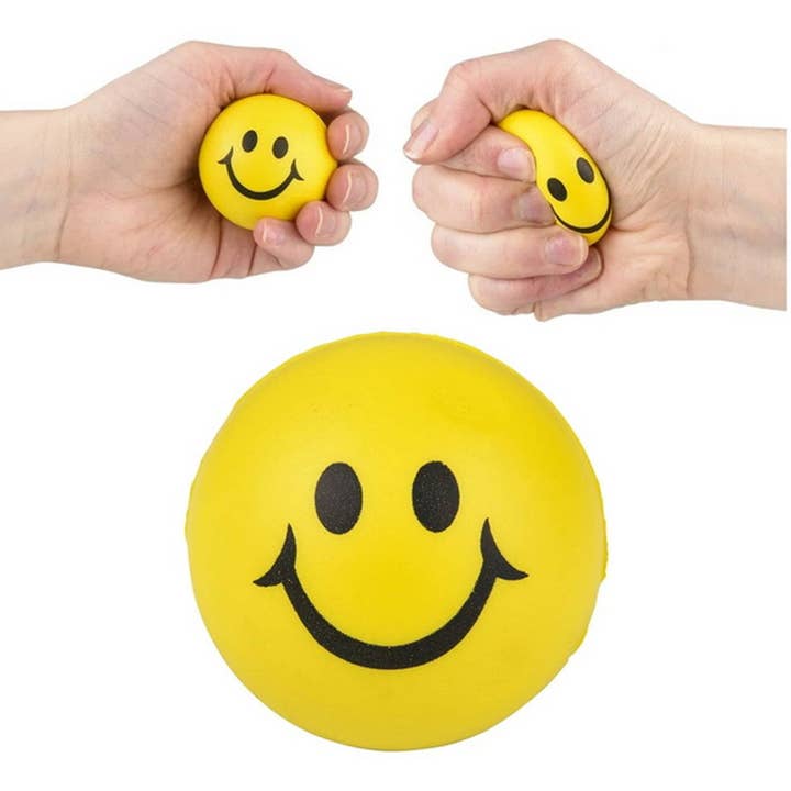 Holiday Farm – Engroshandel Stressaflastningsbold/-æltemasse – Smiley Stress Ball - Sjov stressaflastning for børn og teenagere