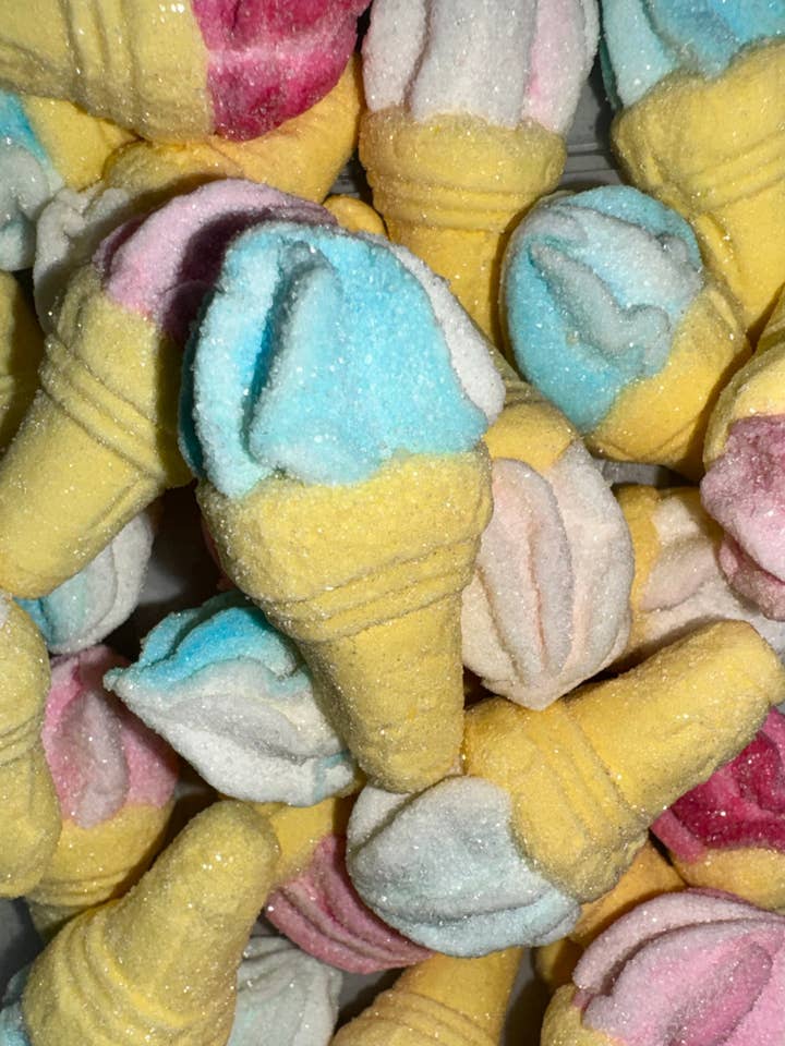 Ice Cream Cone Marshmallows for wholesale by Sweet On You