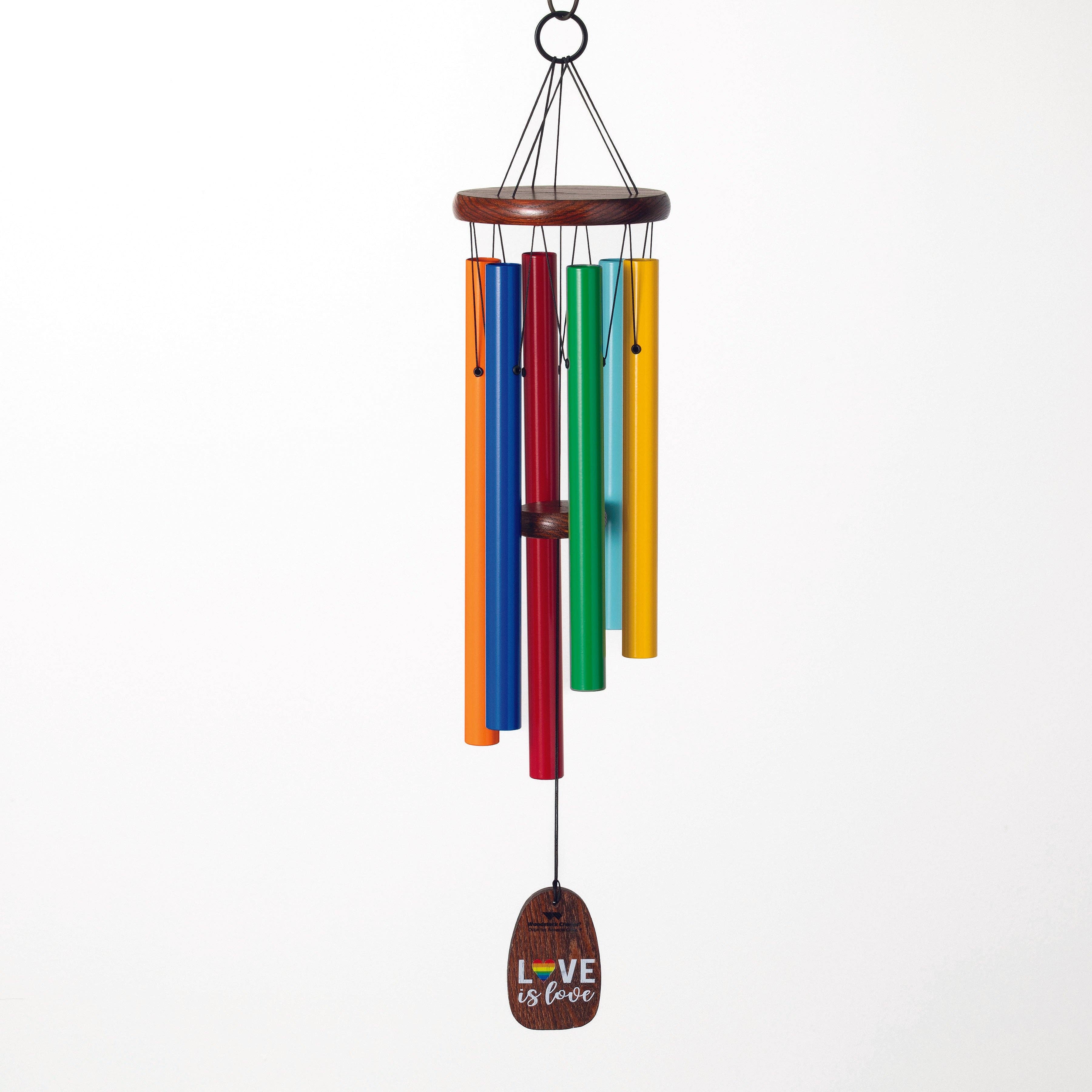 Woodstock Chimes - Wholesale Wind Chime - Woodstock Love Is Love Chime0