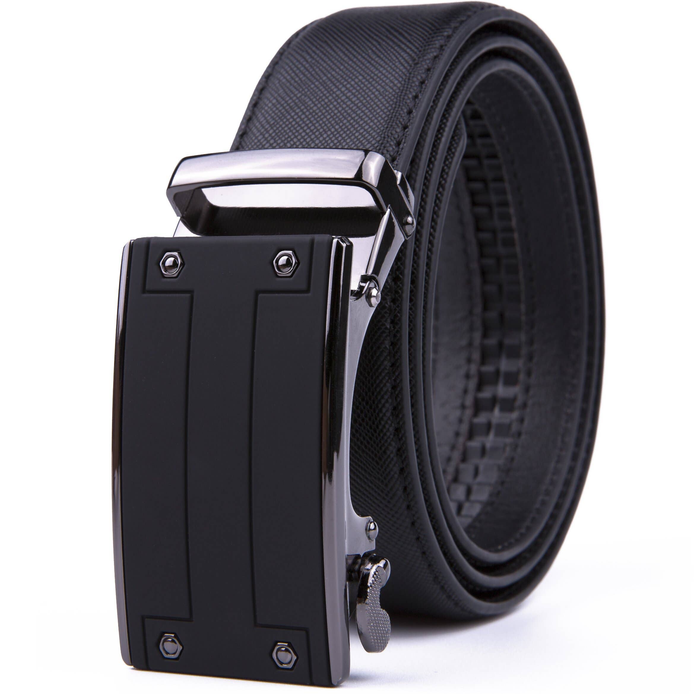 Fabio Valenti - Vendita all'ingrosso Cintura - Uomo - Cintura in pelle con cricchetto per uomo taglie forti e alte0