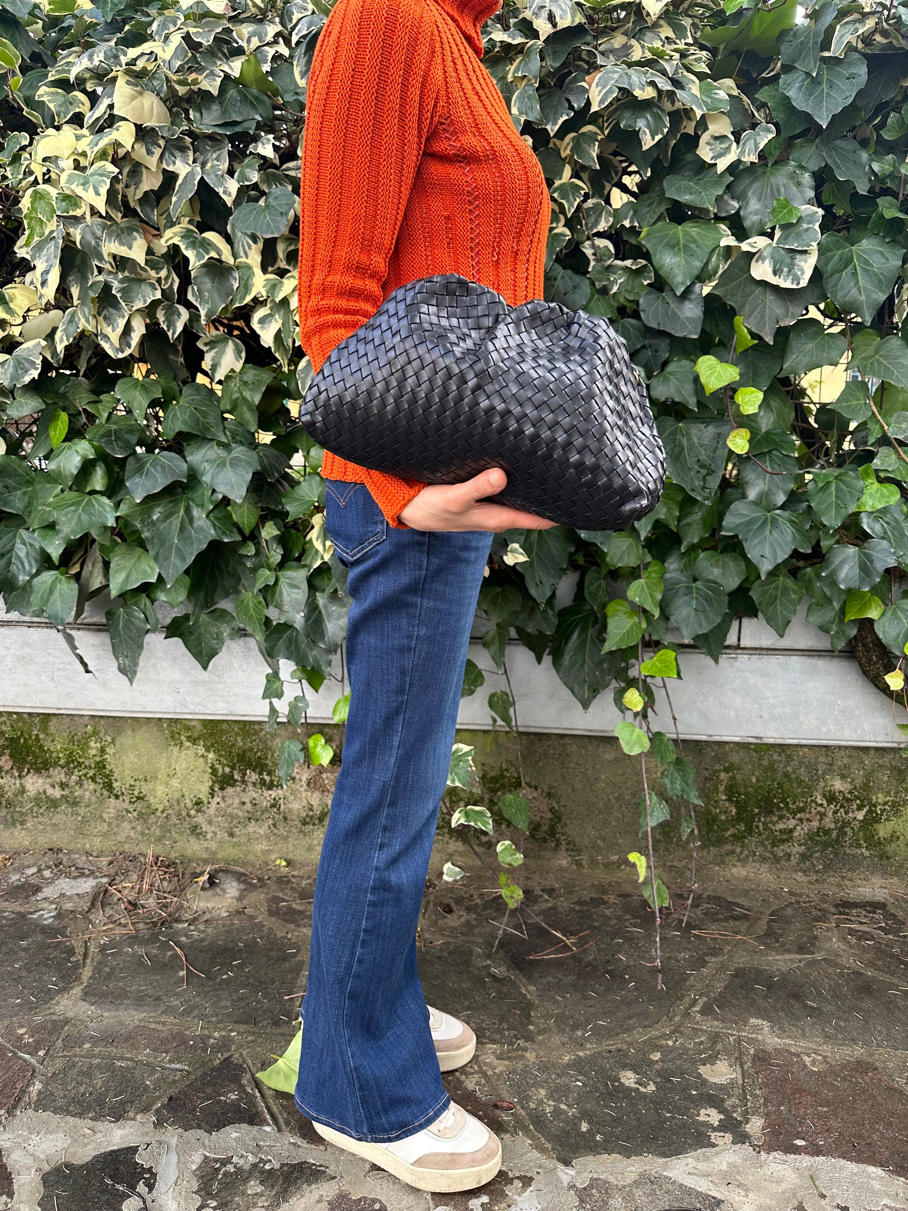 Zhade - Wholesale Clutch Bag - Women's - POUCH NAPPA weave -large2