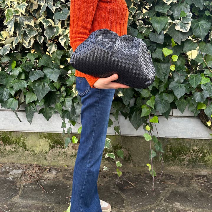 Zhade - Wholesale Clutch Bag - Women's - POUCH NAPPA weave -large2