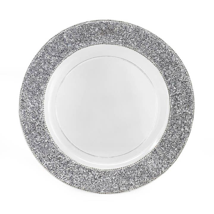 Sparkles Home - Wholesale Charger Plate - Luminous Rhinestone Charger Plate