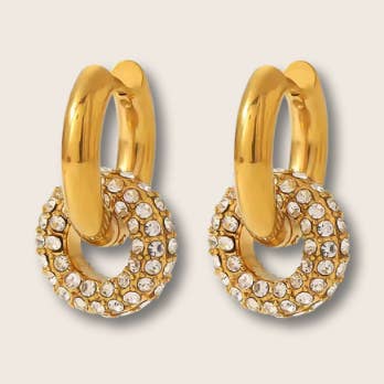 The Klia Hoops for wholesale by ADAE Jewelry