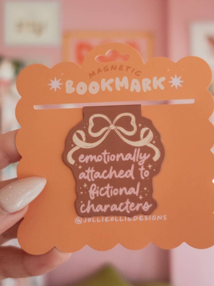 Emotionally Attached Magnetic Bookmark for wholesale by Jollie Ollie Designs