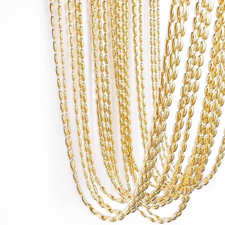 Collier Bubble Ovale pour la vente par Wrapped. By Sav