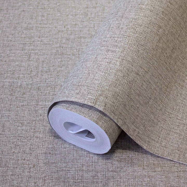 Dark Gray Plain Solid Color Textured Wallpaper, Modern Minimalist Wallcovering, Washable Roll for wholesale by Walloro Luxury Embossed Wallpaper