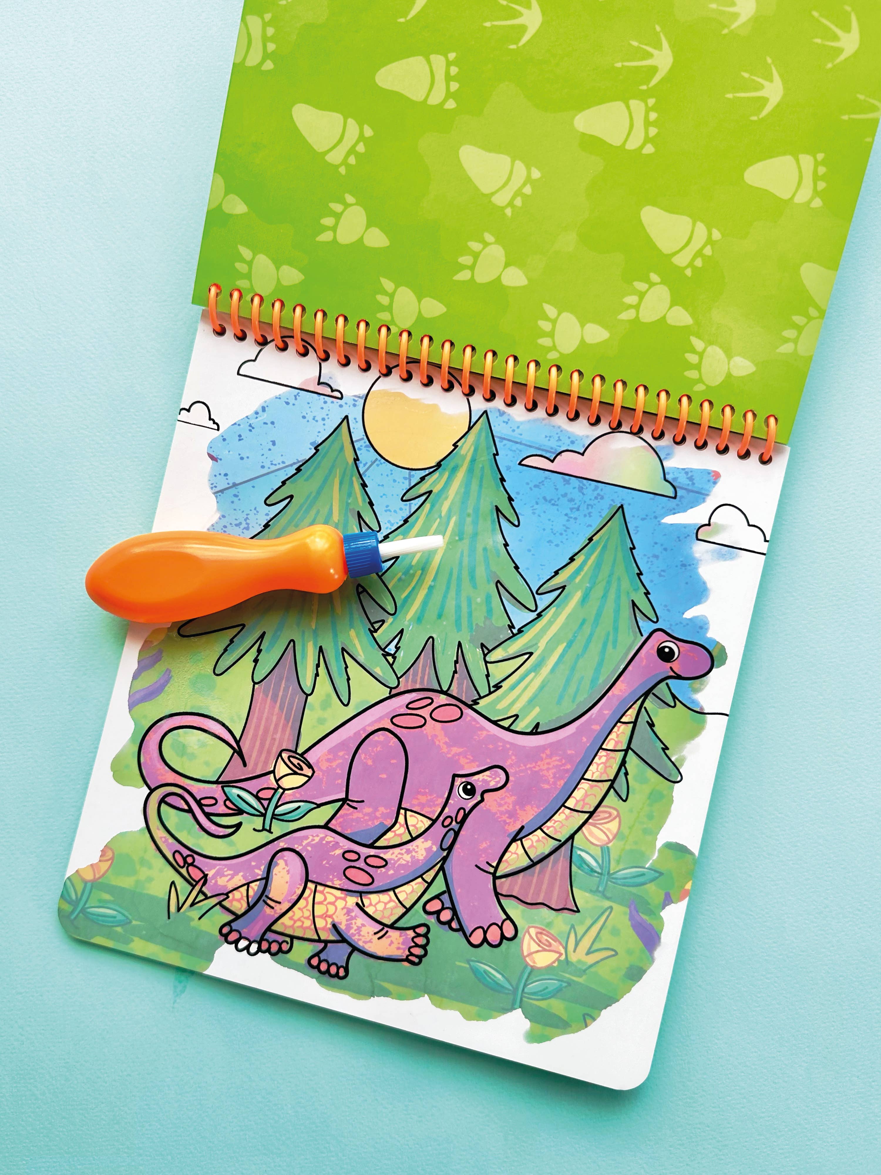 Bright Stripes - Wholesale Coloring & Activity Book - Kids & Baby - Splash*Tastic Dinos1