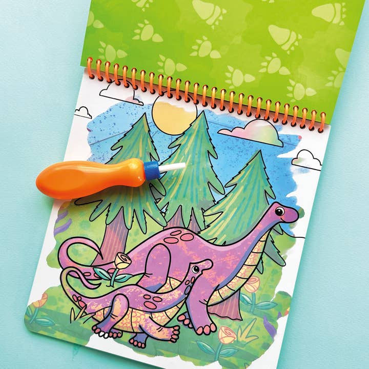 Bright Stripes - Wholesale Coloring & Activity Book - Kids & Baby - Splash*Tastic Dinos1