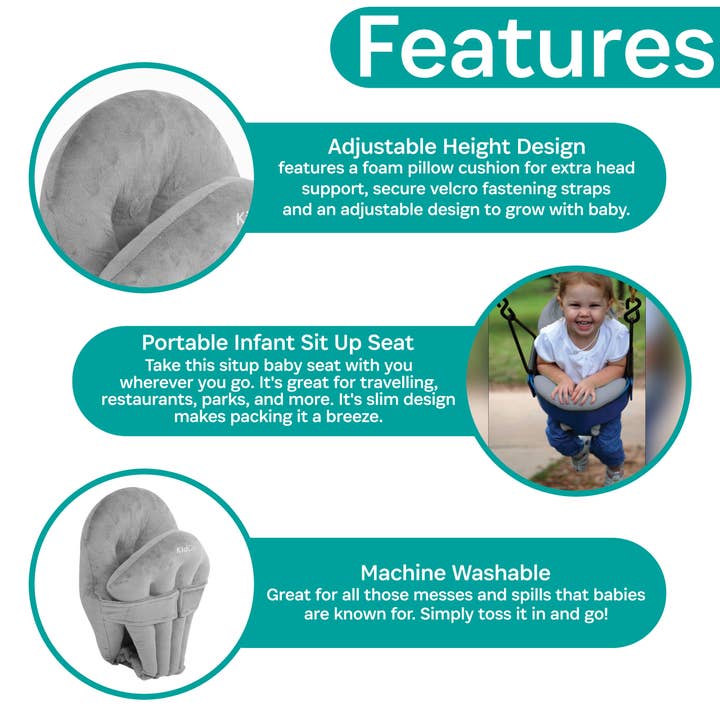 KidCo - Wholesale Lounger - Baby - HuggaPod™ Infant Support2