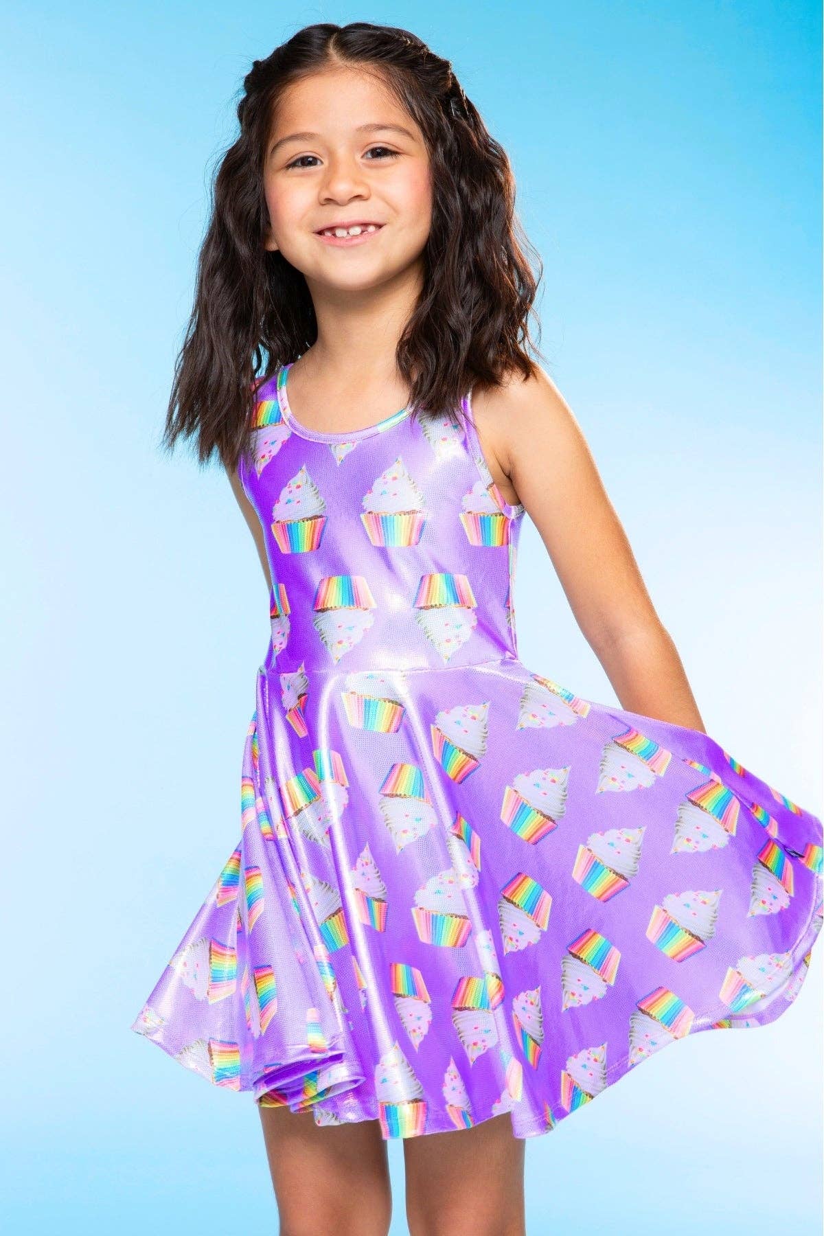 PixieLane - Wholesale Dress - Kids - Glitter Tank Super Twirl Dress17