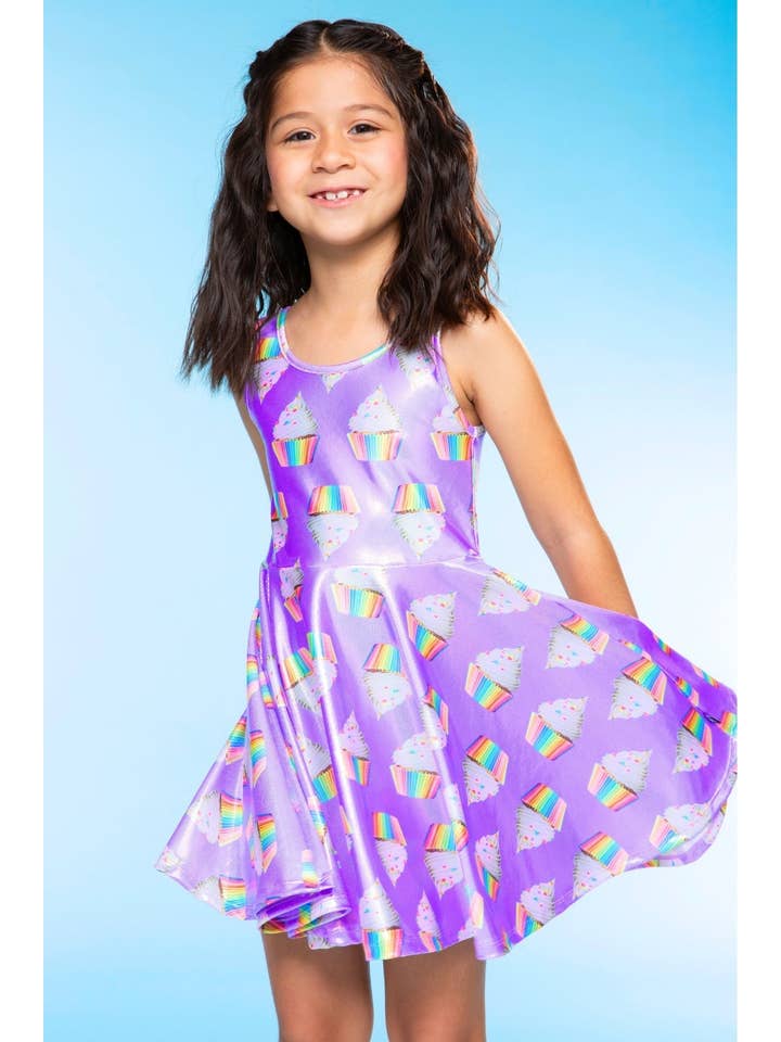 PixieLane - Wholesale Dress - Kids - Glitter Tank Super Twirl Dress17