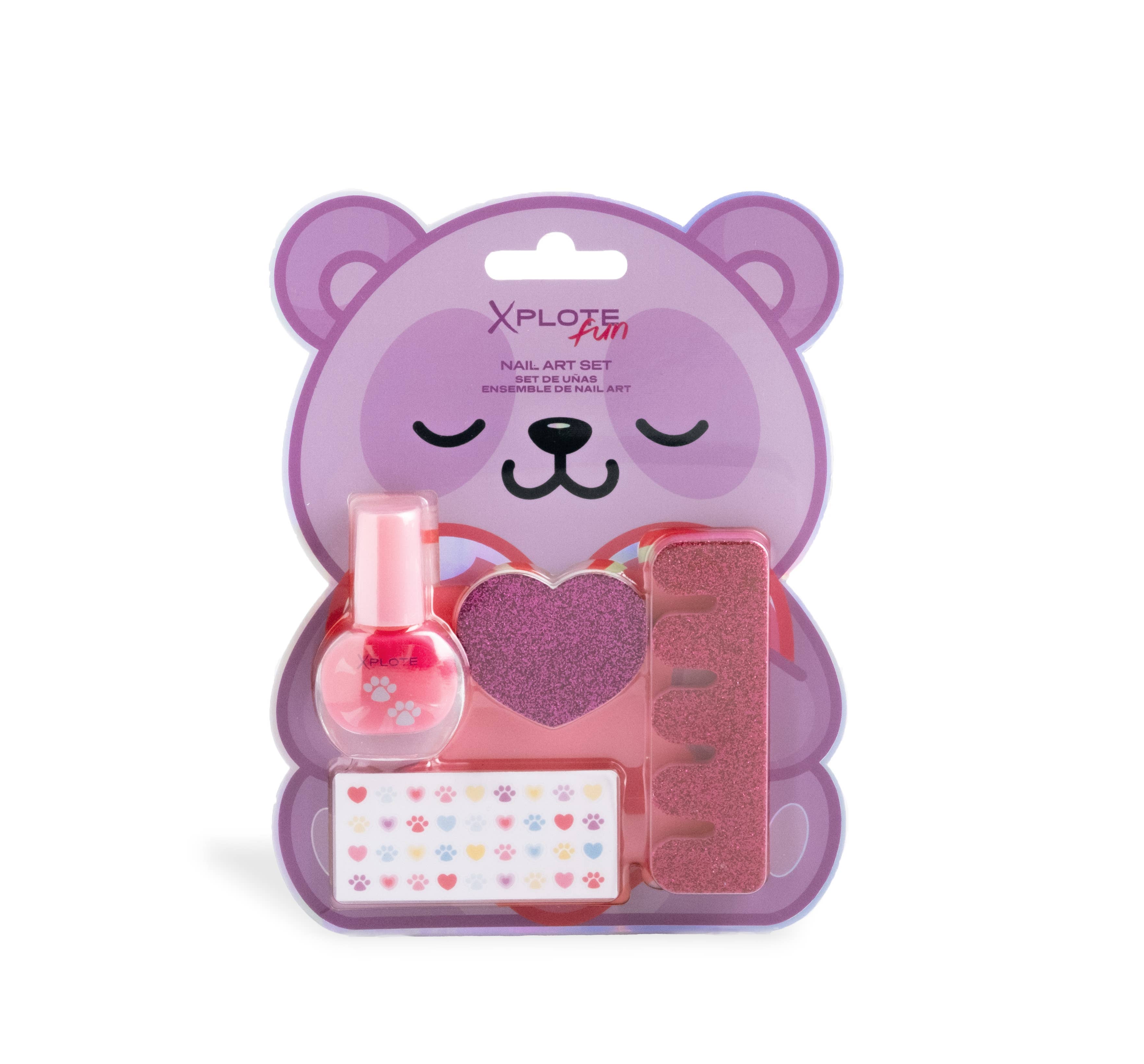 Aquarius Cosmetic SLU - Wholesale Nail Polish - Kids - XPLOTE FUN CUTE PANDA NAIL ART SET3