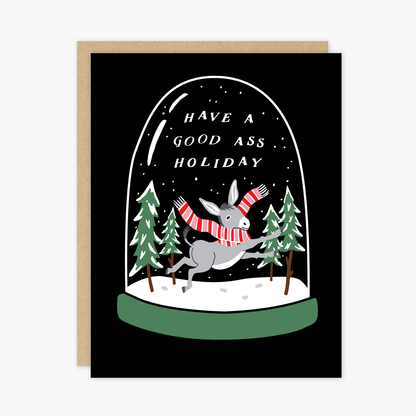 Party of One - Wholesale Season's Greetings Card - Boxed Good Ass Holiday Card1