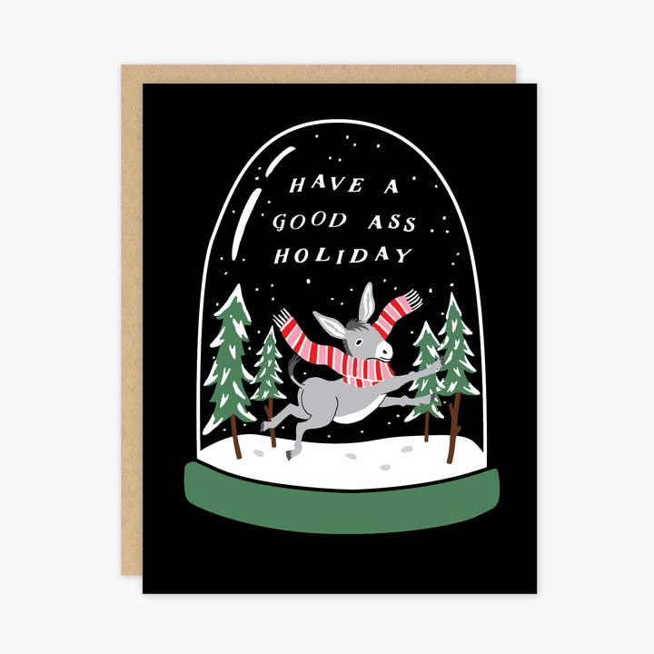 Party of One - Wholesale Season's Greetings Card - Boxed Good Ass Holiday Card1