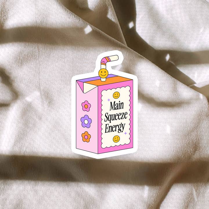 amarieacreates - Wholesale Sticker - Main Squeeze Energy Juice Sticker