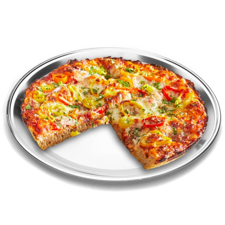 Fox Run Pizza Pan, Stainless Steel, 16-Inch Round Tray for wholesale by Fox Run Brands