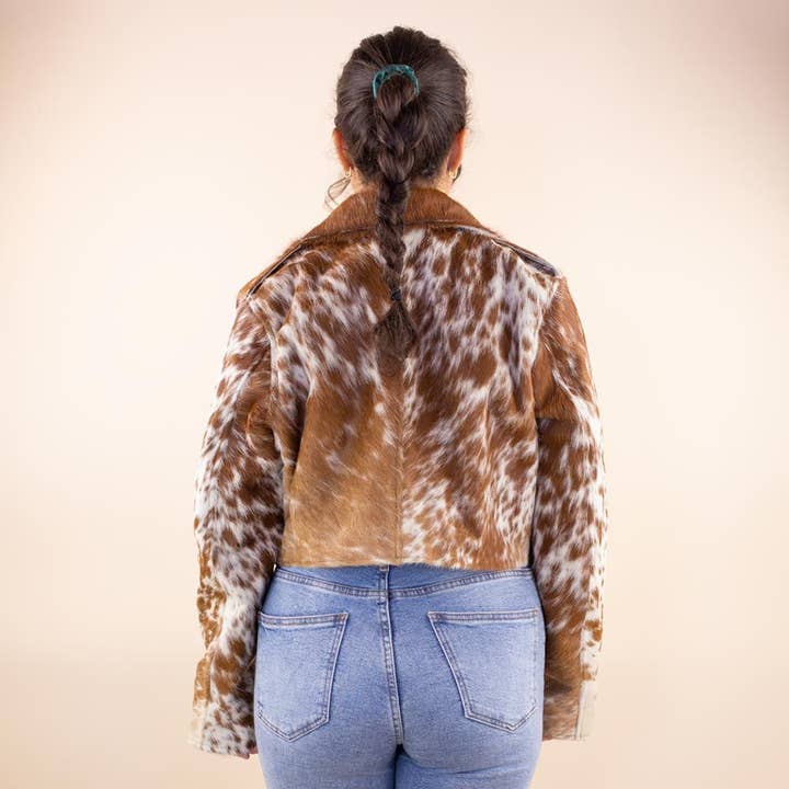 Moonrise - Wholesale Coat - Women's - Cowhide genuine leather biker jacket Binky