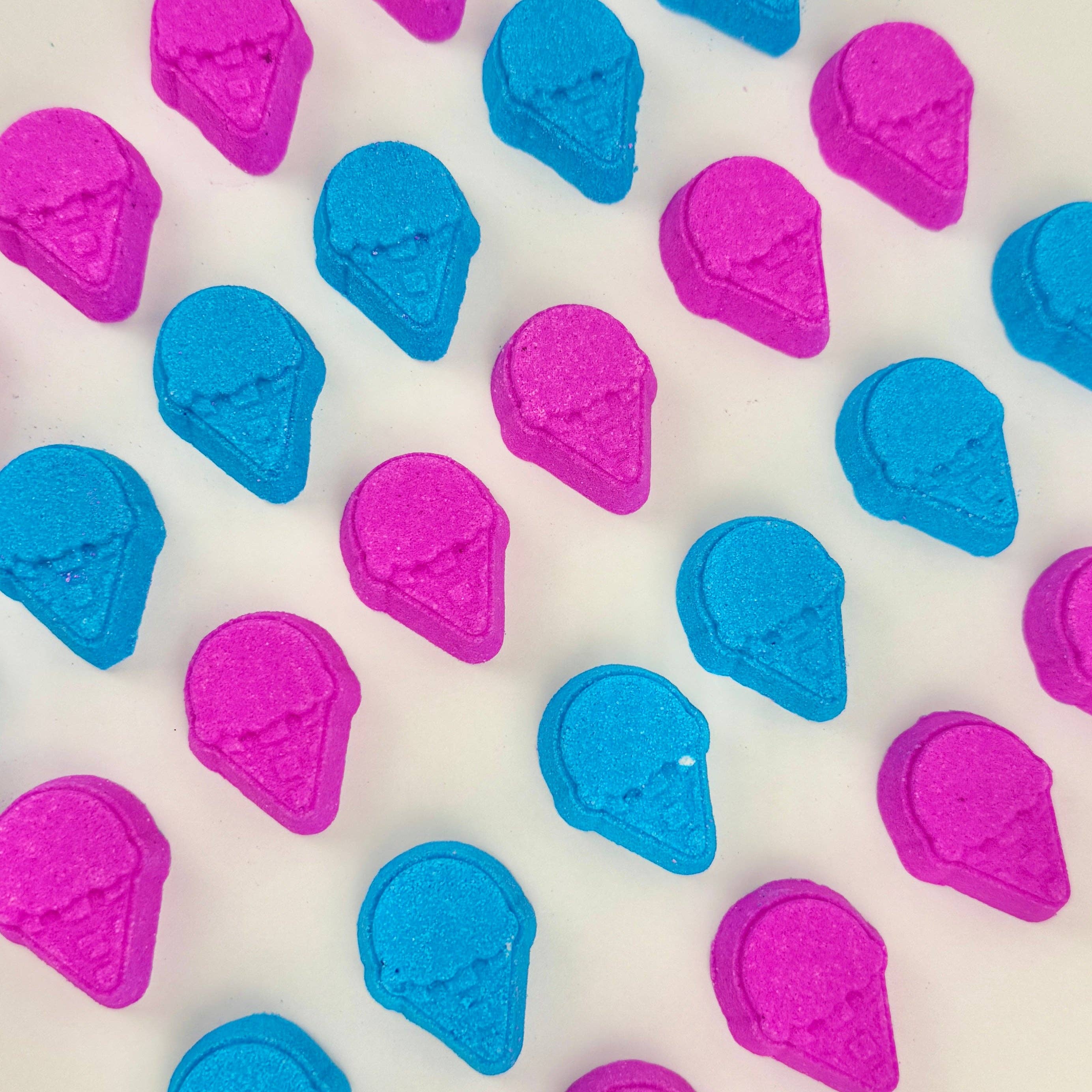 Peak To Pine Designs - Vente Bombe de bain/poudre effervescente pour le bain - Glace à la gomme balloune - Mini bombes de bain2