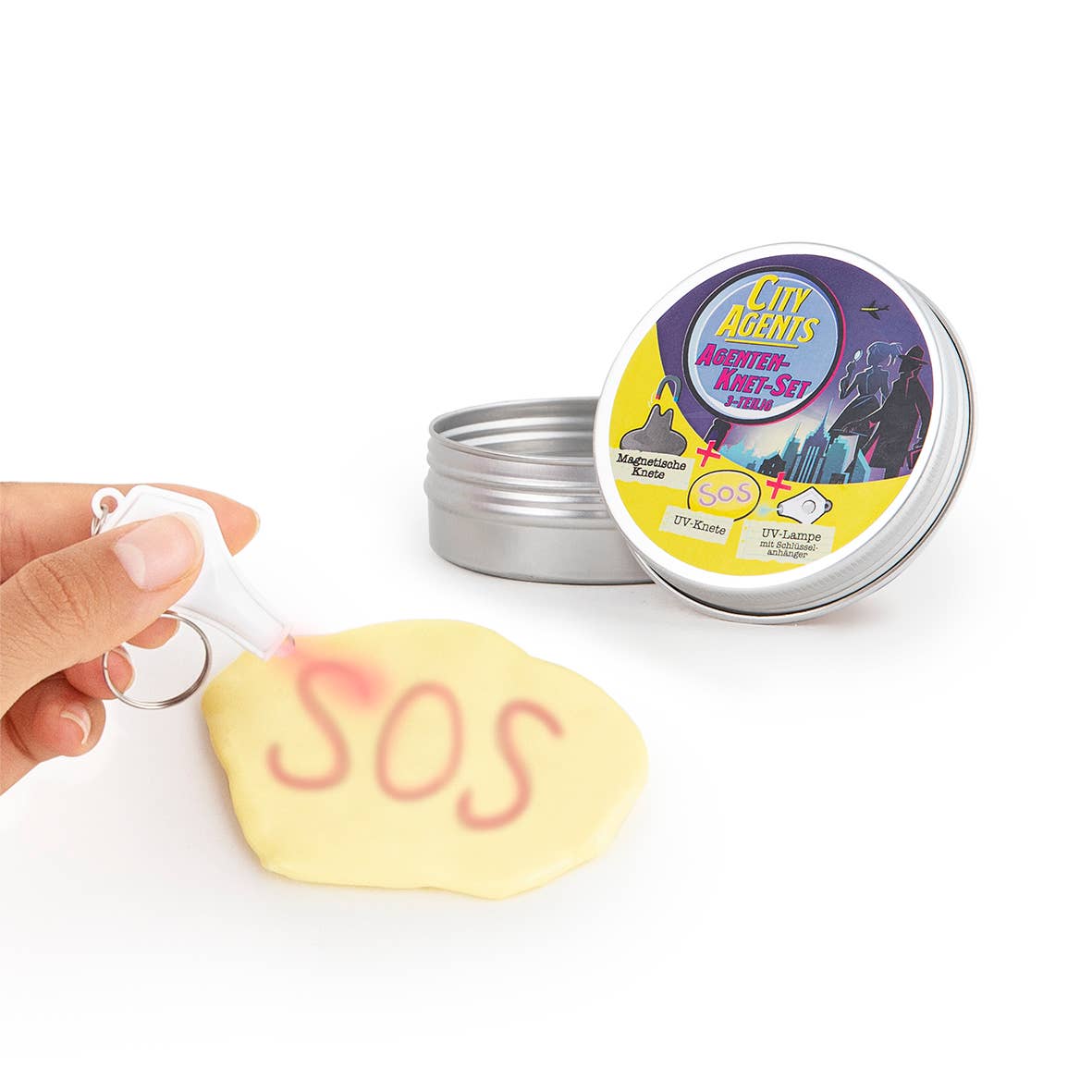 Trendhaus – wholesale Leksaksset - Barn – CITY AGENTS 3-delars knådningsset för agenter3