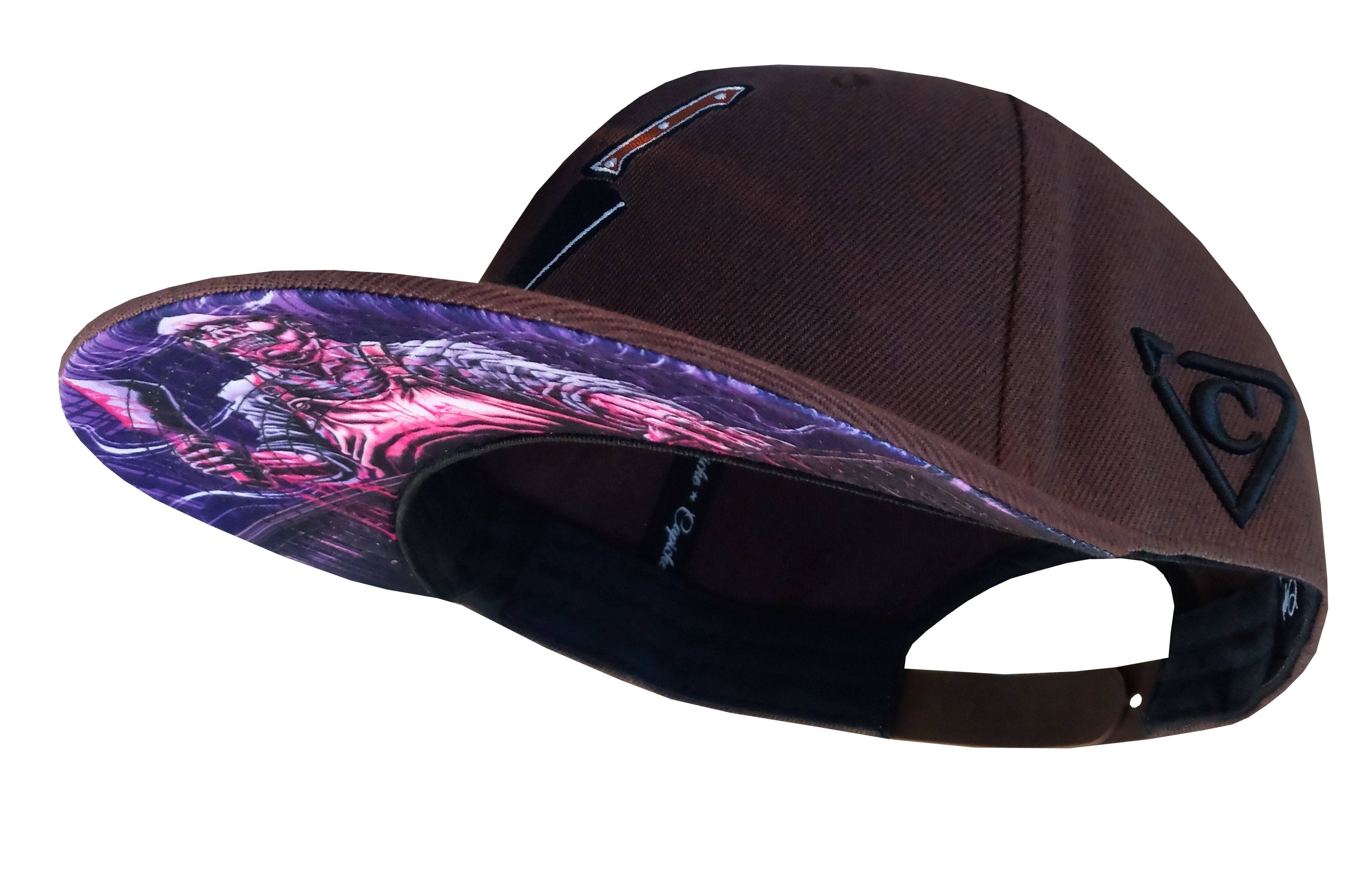 Capiche - Wholesale Flat Brim Cap - Men's - The Butcher Snapback - Brown1