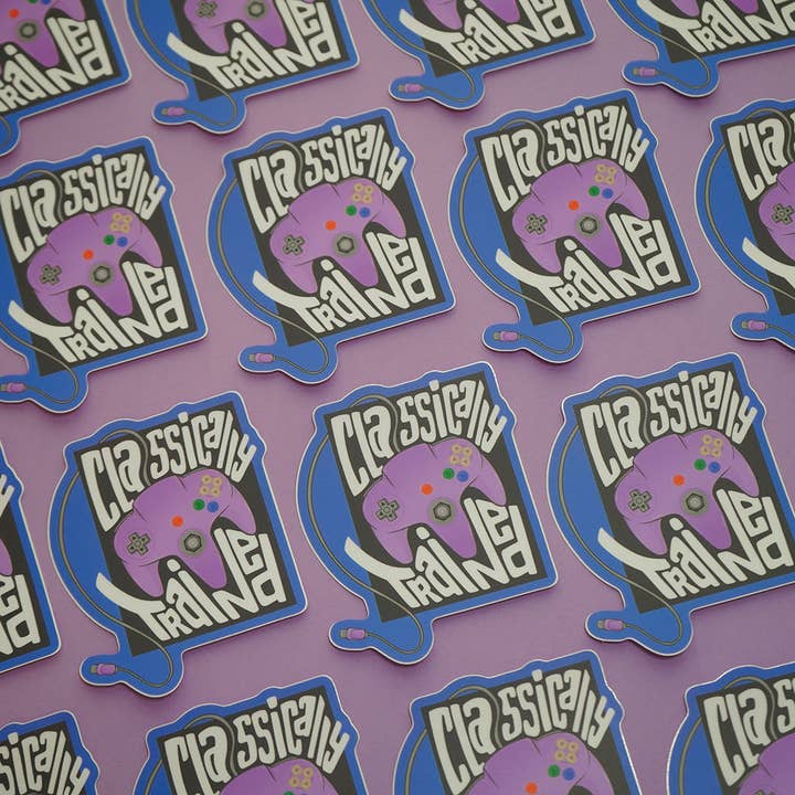 Trekkable Studios - Wholesale Sticker - Classically Trained N64 Gaming Sticker