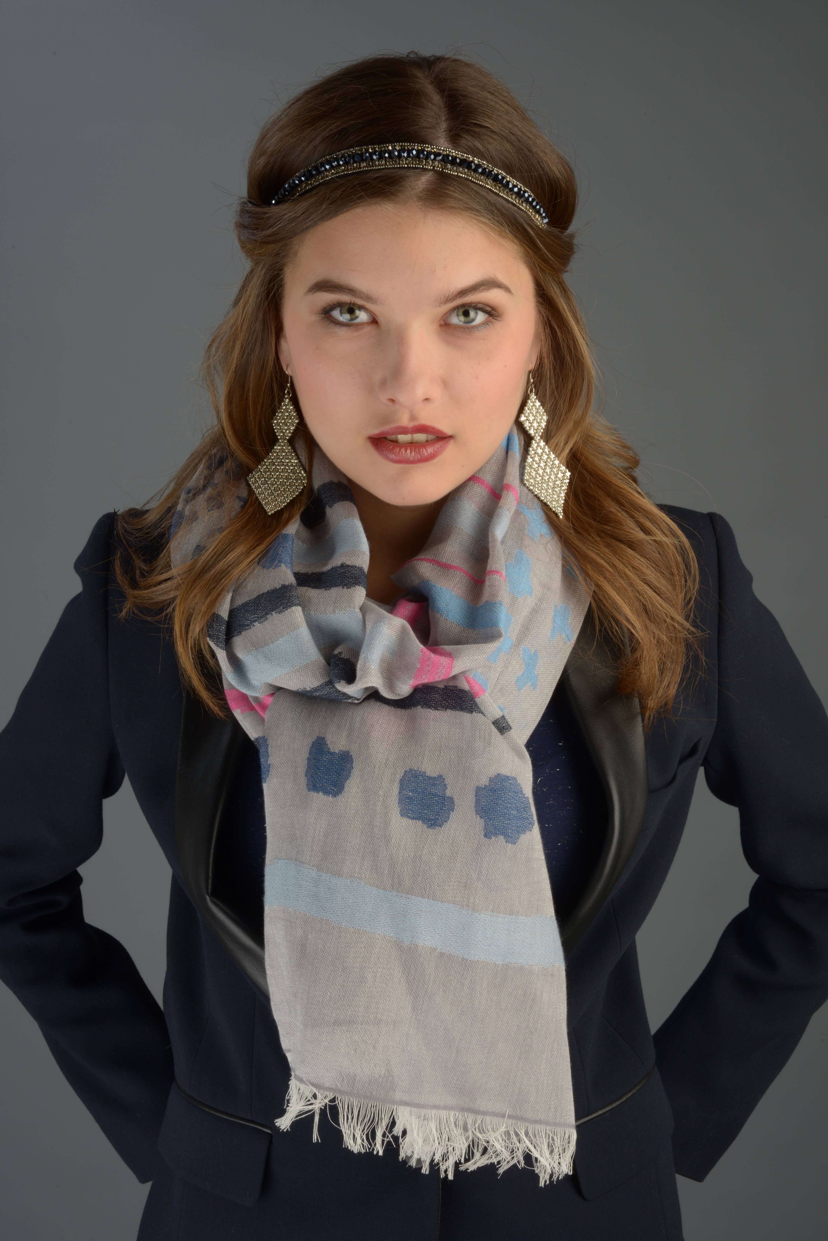 DIWALI PARIS - Wholesale Scarf - Women's - PHOCEA SCARF - 100% COTTON0