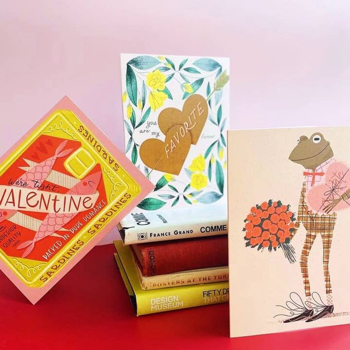 Olive & Company – Engroshandel Valentinsdagskort – Smuk Frog Valentine3