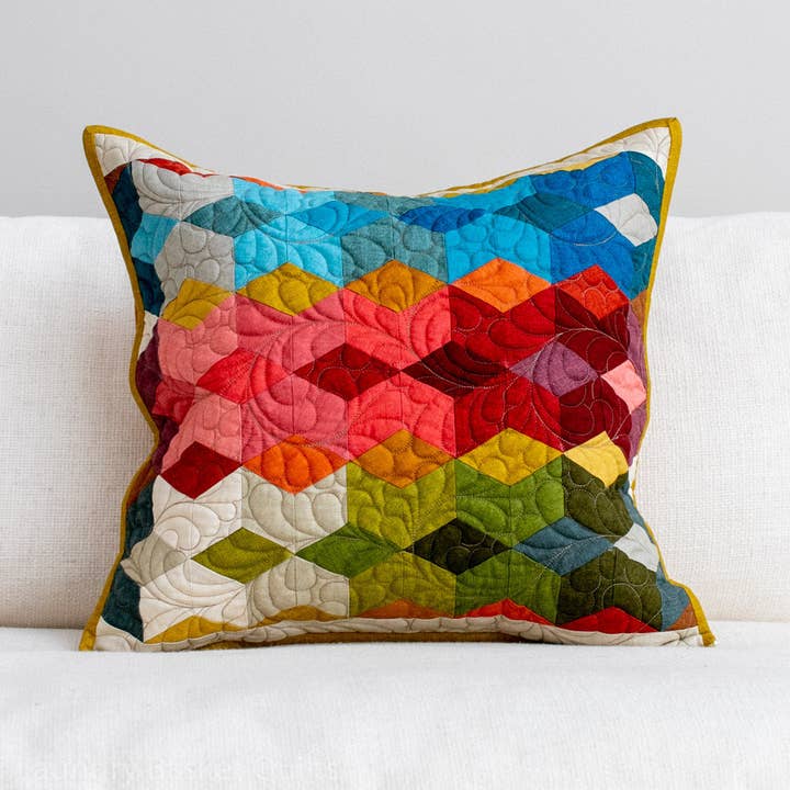 Neon Lights Pillow Talk Fabric Kit for wholesale by Laundry Basket Quilts