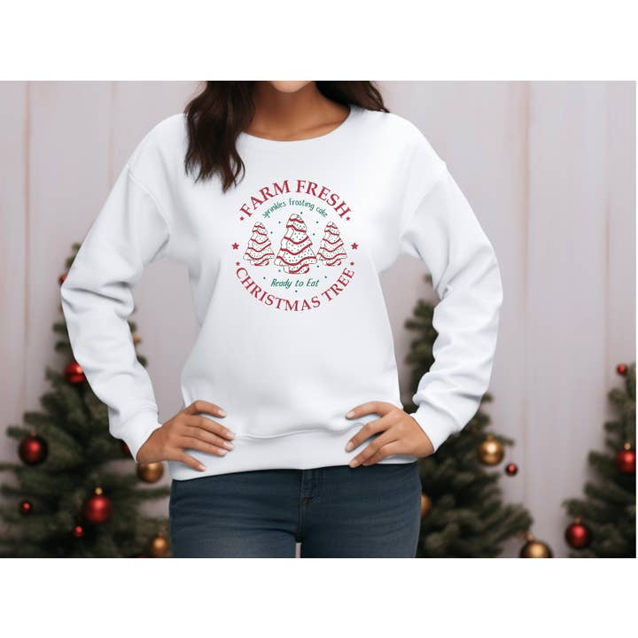 Farm Fresh Christmas Tree Sweatshirt for wholesale by Gracie Lou’s Trends