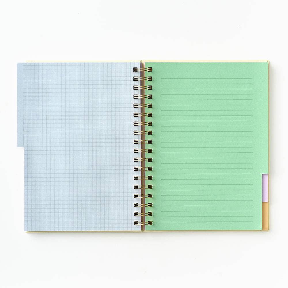 Paper Source Wholesale - Wholesale Notebook - Botanical Spiral Notebook2