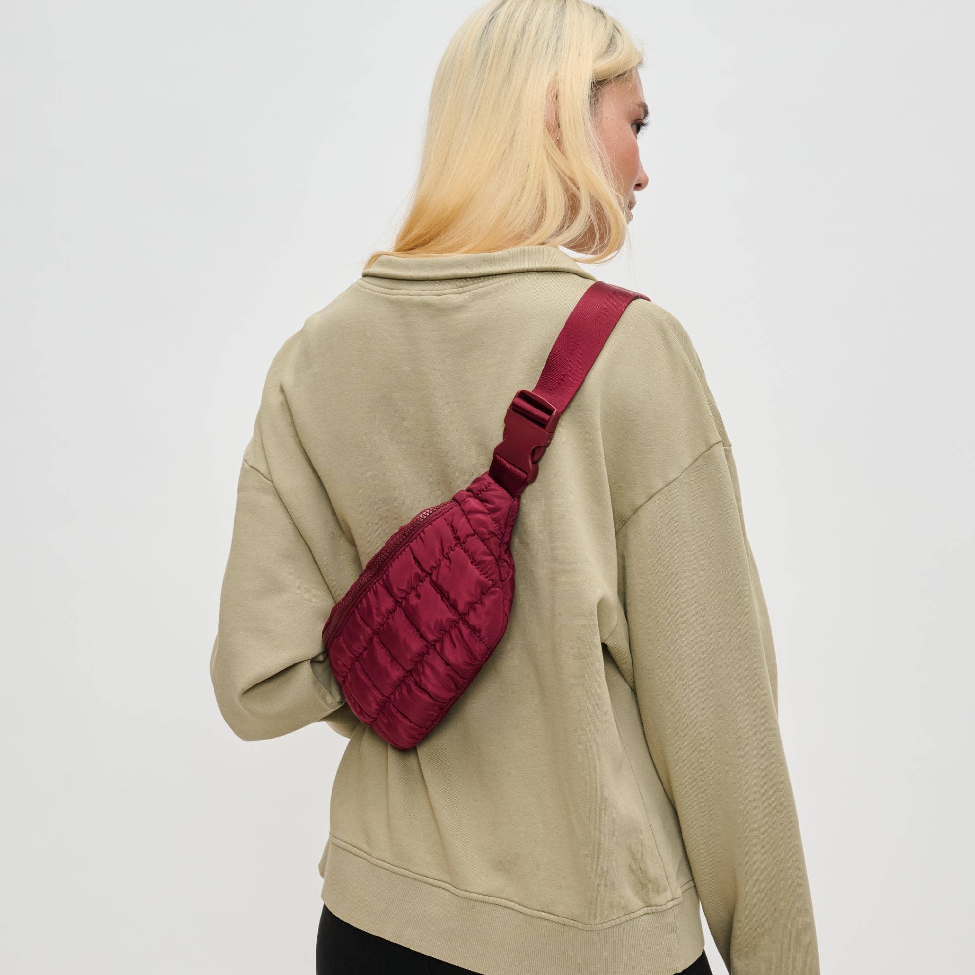 Sol and Selene – wholesale Belt bag – Women’s – Resurgence Quilted Puffer Nylon Belt Bag89