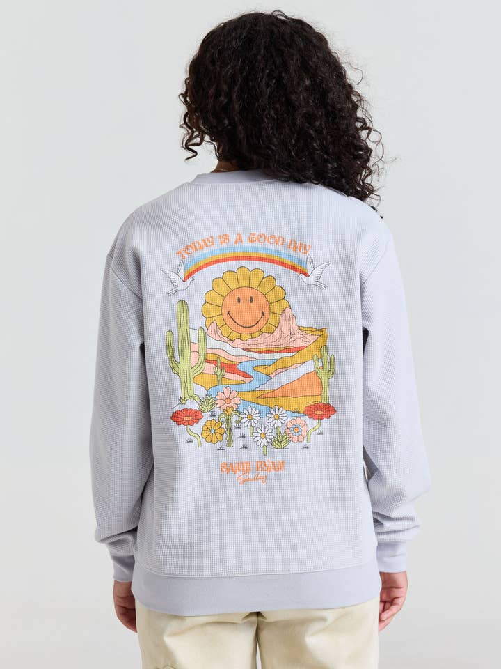 Smiley® In The Valley Maglia Termica a Maniche Lunghe, Grigio per la vendita all'ingrosso da parte di SAMII RYAN