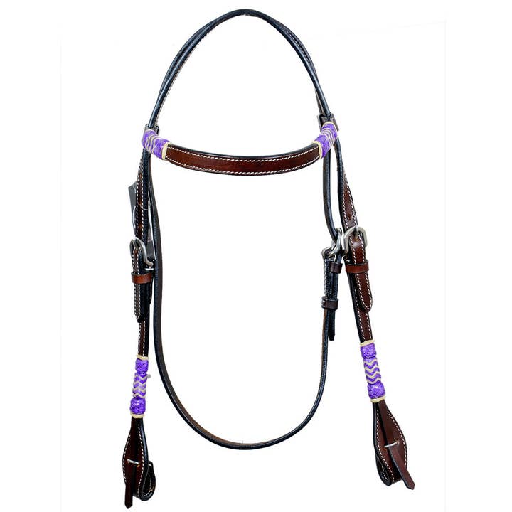 BEHSE102-Western Leather Headstall for wholesale by LS Western