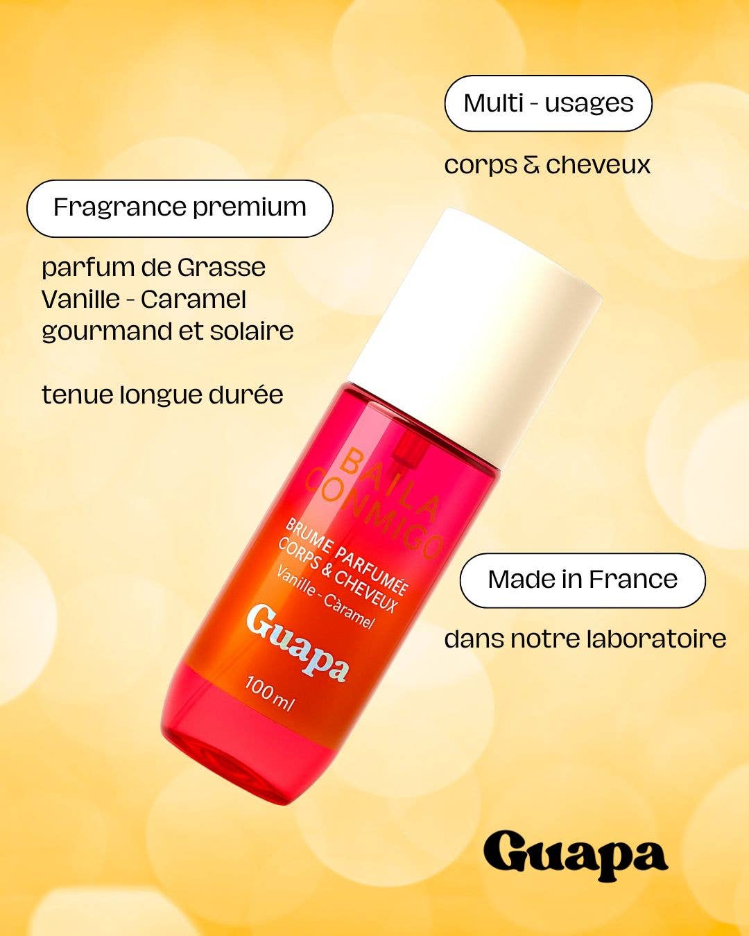 S2Z-COSMETICS P/O GUAPA - Wholesale Perfume/Eau de Toilette - Body & Hair Fragrance Mist – Vanilla Caramel2