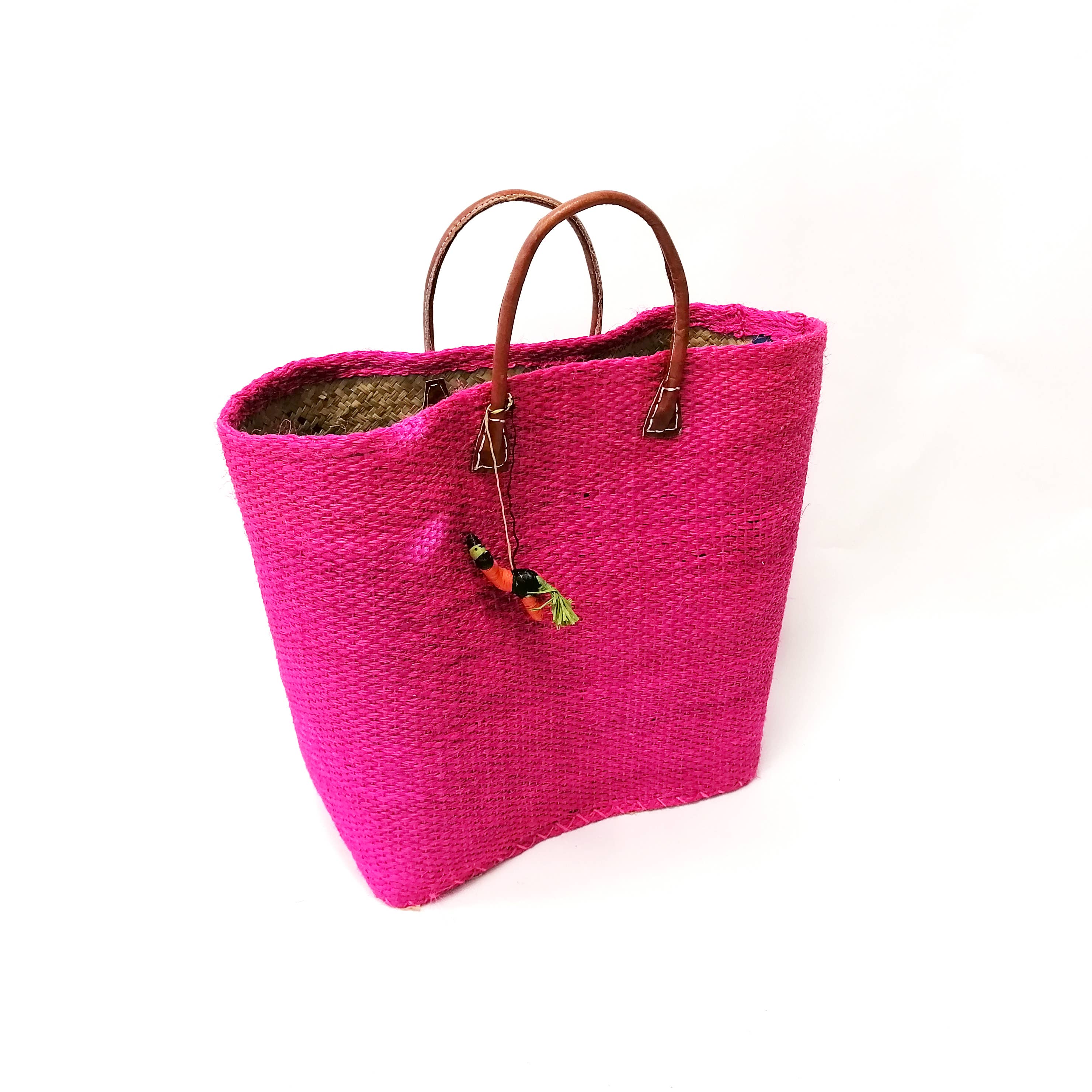 Le comptoir de la plage - Vente Sac de plage - Panier artisanal Sisal "Tana", à l'unité5