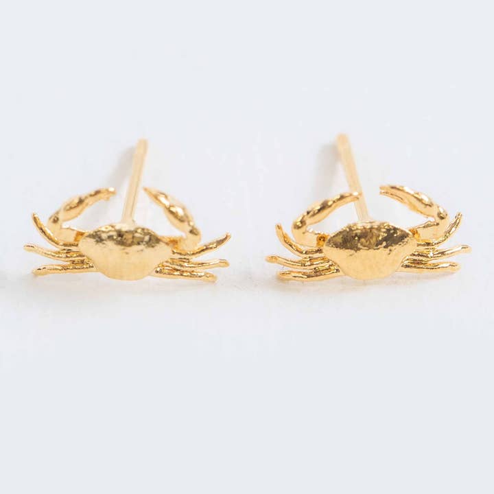 Lovoda - Wholesale Stud/Post Earrings - Bay Crab Earrings | Gold2