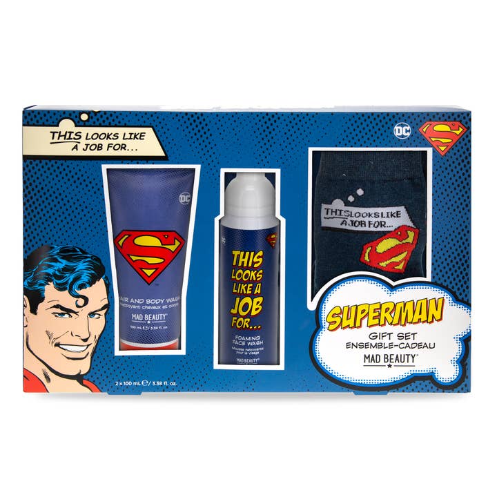 Mad Beauty USA LLC - Wholesale Bath & Body Set - Superman Shower Gift Set1