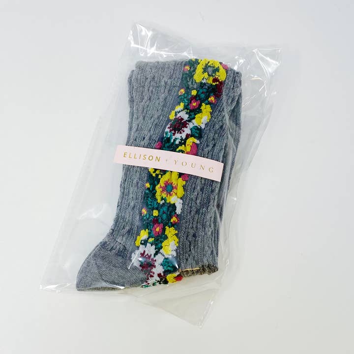 Ellison+Young - Wholesale Socks - Women's - Noble Floral Beauty Socks8