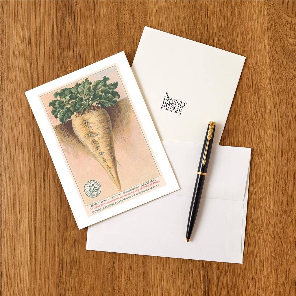 Found Image Press - Wholesale Stationery/Notecard Set - Greeting Card GD-166 French Sugar Beet Seed Packet1