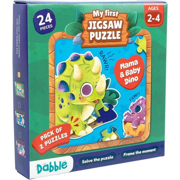 LoveDabble Dinosaurpuslespil til børn - Mit første puslespil for engroshandel hos Mighty Mojo Toys