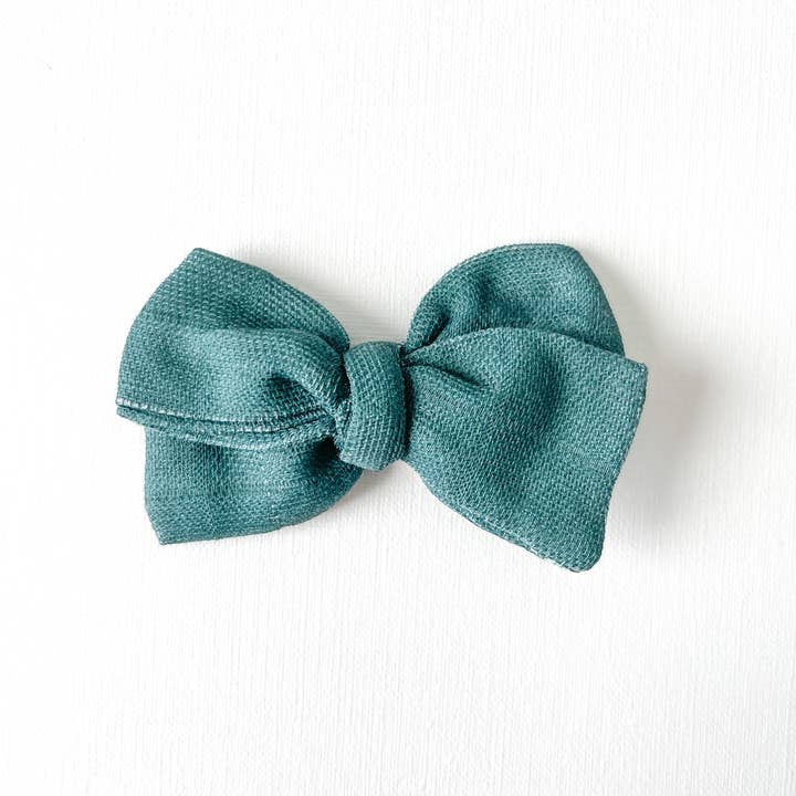 Little Ella Rae - Wholesale Hair Bow - Baby - Teal Hair Bow