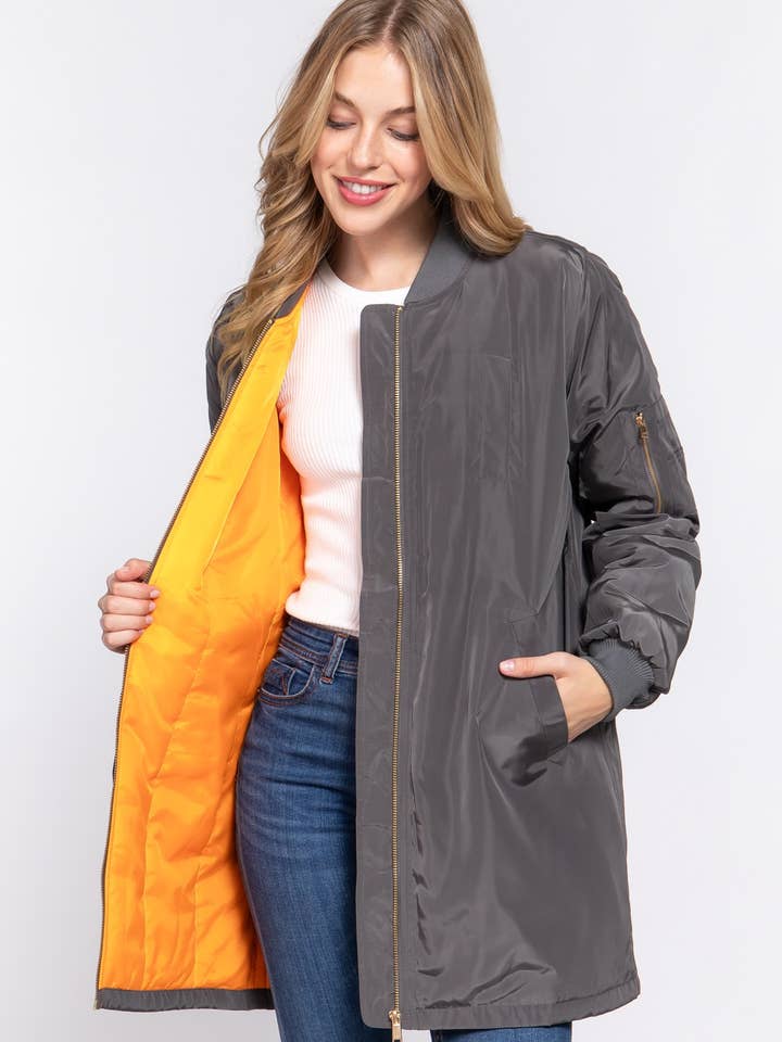 Active Basic | Active USA – Großhandel Bomberjacke – Damen – Langarm-Bomberjacke