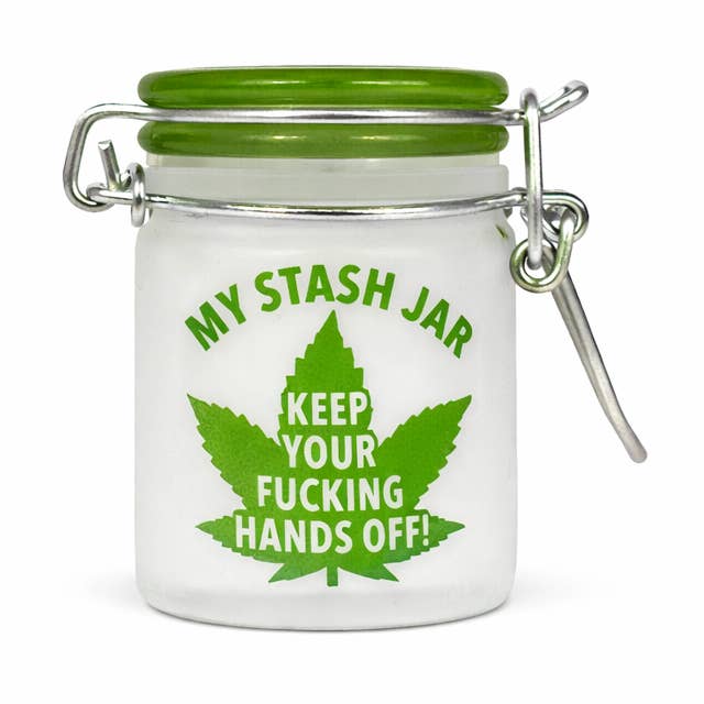 Mini Airtight Glass Storage Jar – “My Stash Jar” | 45 ml for wholesale by Ted Miller Innovation